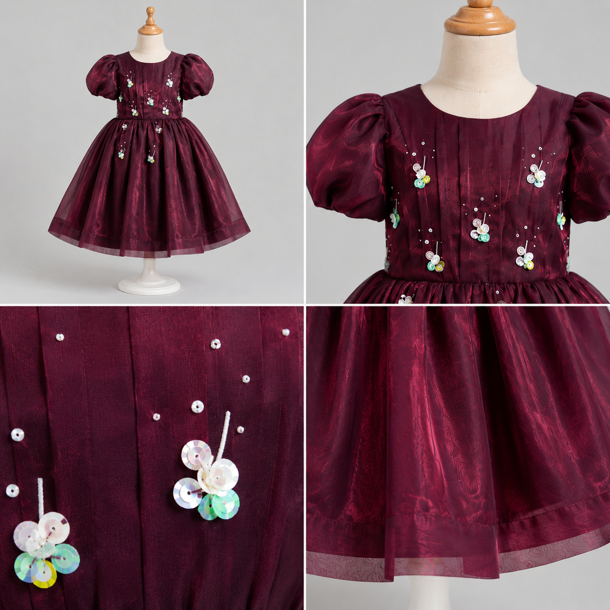 Wine Radiance Dress - view 4