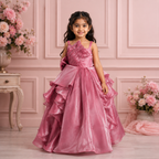 Mauve Princess Ball Gown - view 2