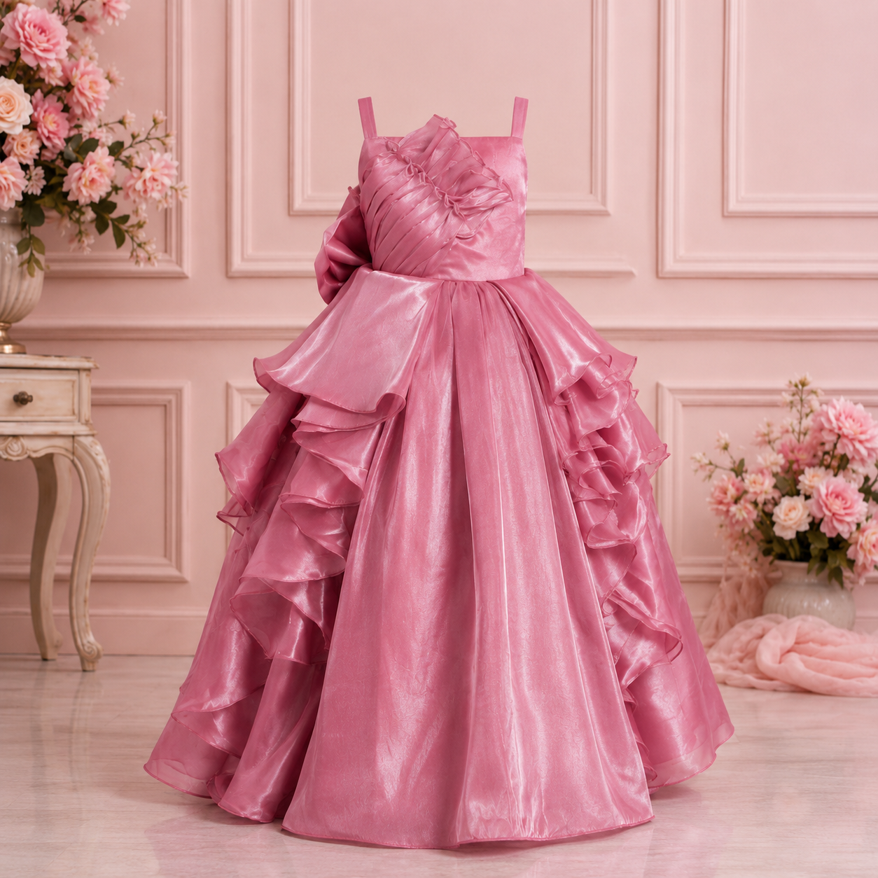 Mauve Princess Ball Gown - view 5