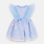 Blue Ruffle Dream Dress - view 3