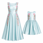 Mint Green Floral Applique Twinning Set - view 2