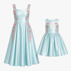 Mint Green Floral Applique Twinning Set - view 3