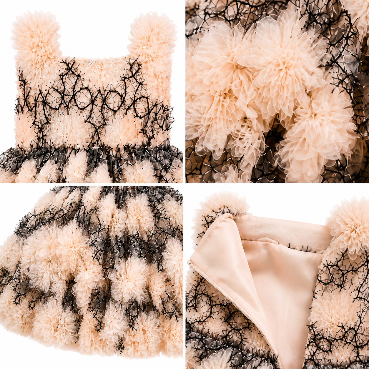 Floral Fantasy Lace Puff Dress - view 5