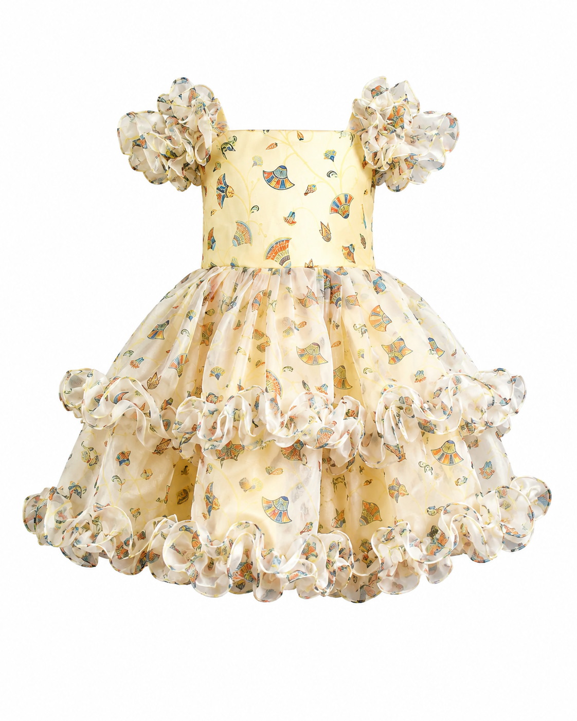 Buttercup Yellow Organza Dress - view 2
