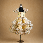 Buttercup Yellow Organza Dress - view 3