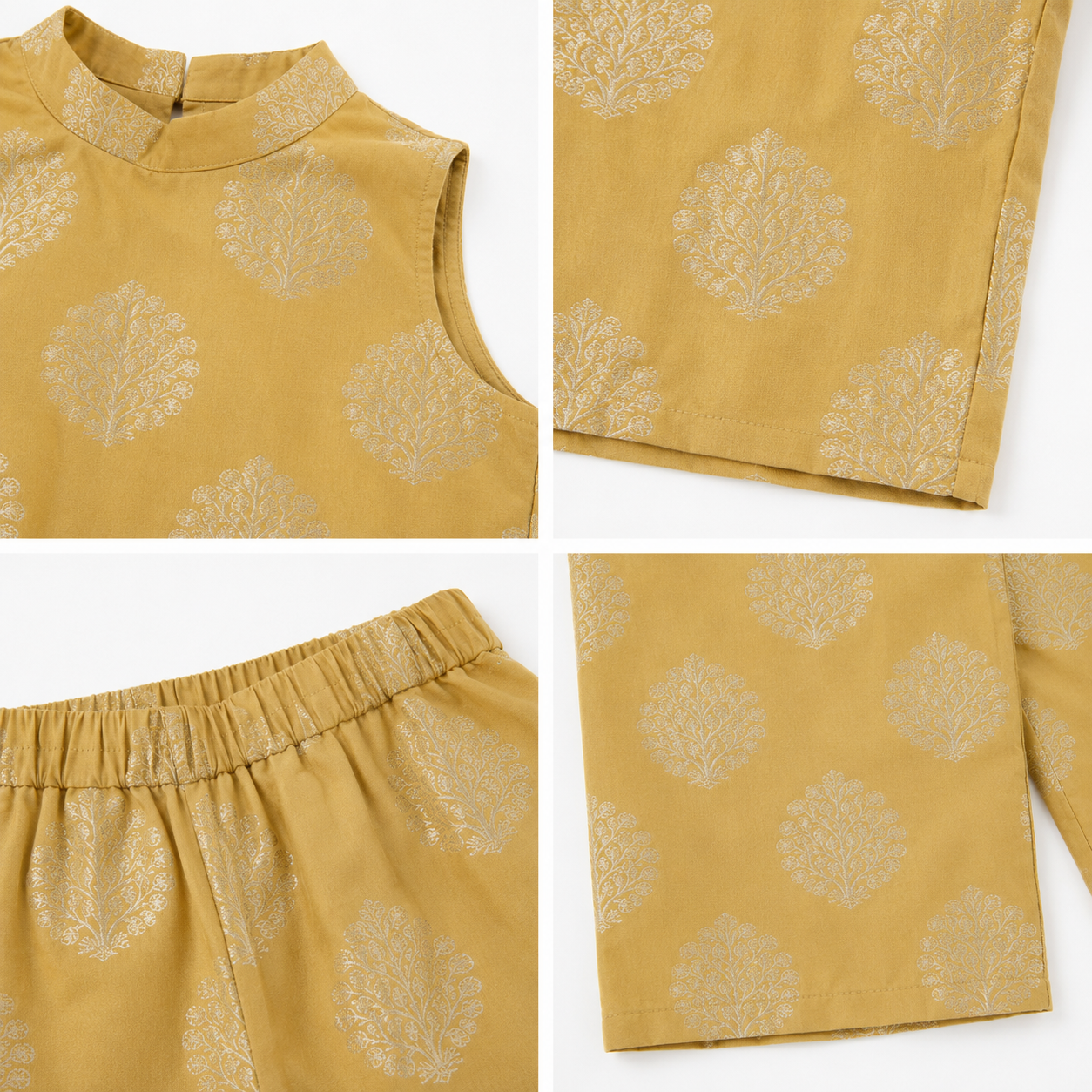 Golden Heritage sibling twinning set girl detail