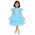 Blue Pearl Ruffle dress