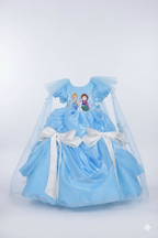 Frozen Theme Ball Gown