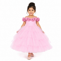 Pink Rosette Princess Gown