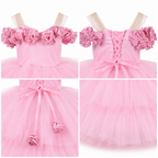 Pink Rosette Princess Gown