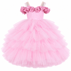 Pink Rosette Princess Gown