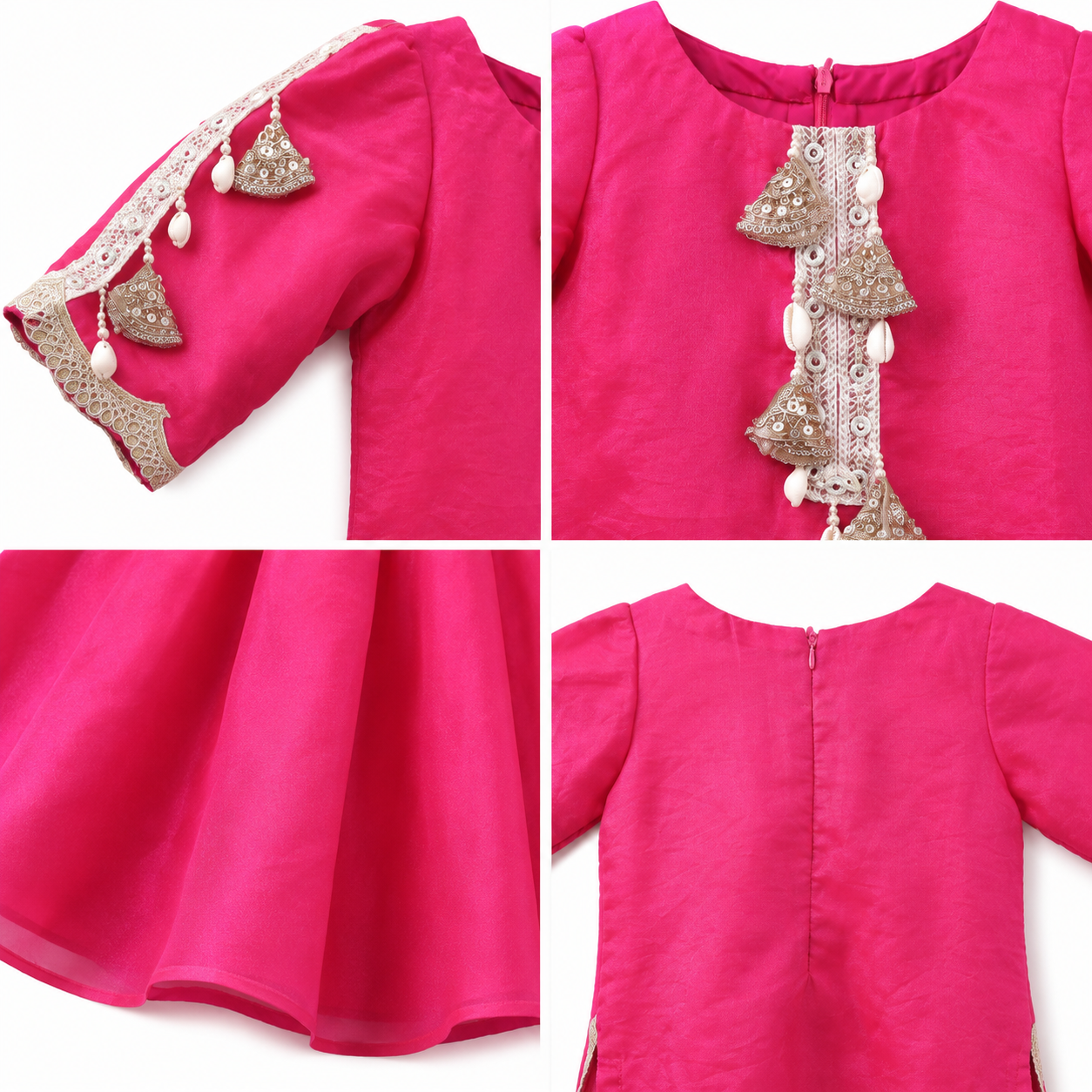 Rani Pink Jhumka Palazzo Set