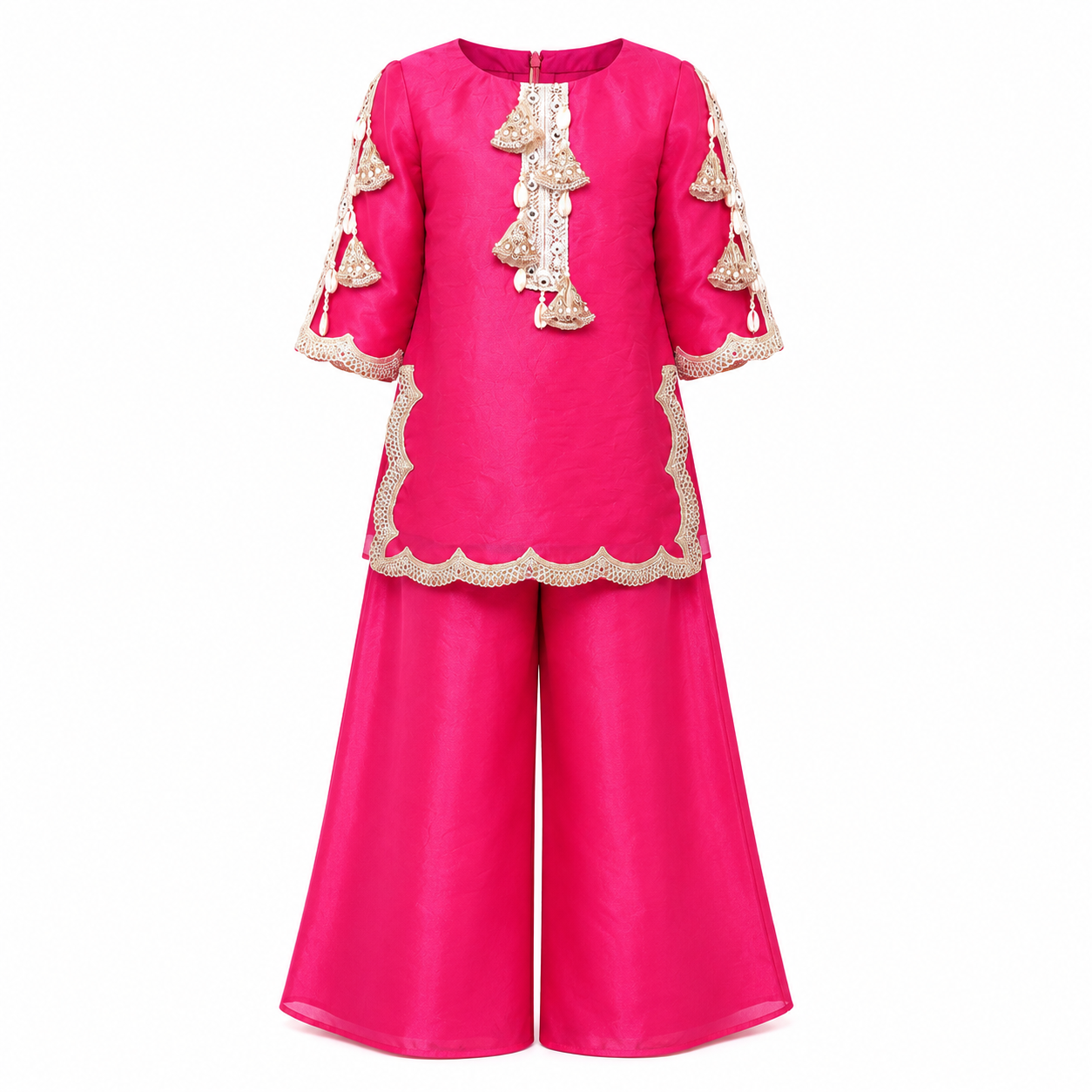Rani Pink Jhumka Palazzo Set
