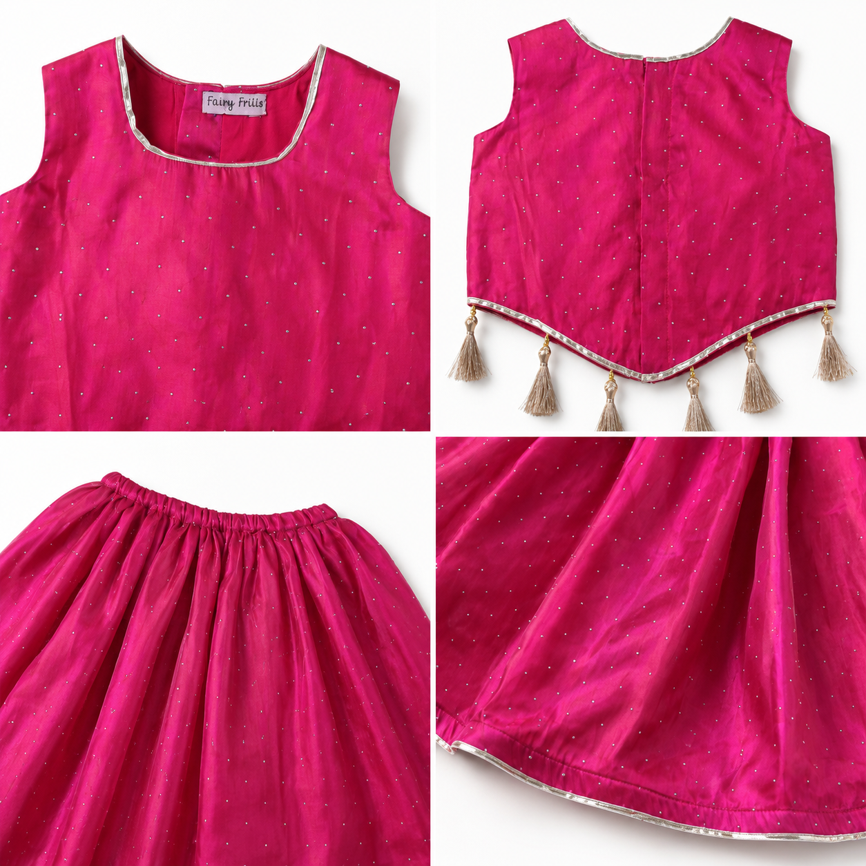 Rani Pink Sitara Lehenga Set