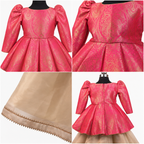 Regal Brocade Peplum Lehenga Set