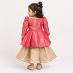 Regal Brocade Peplum Lehenga Set