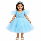 Royal Sky Prince and Frosted Princess sibling set girl styled