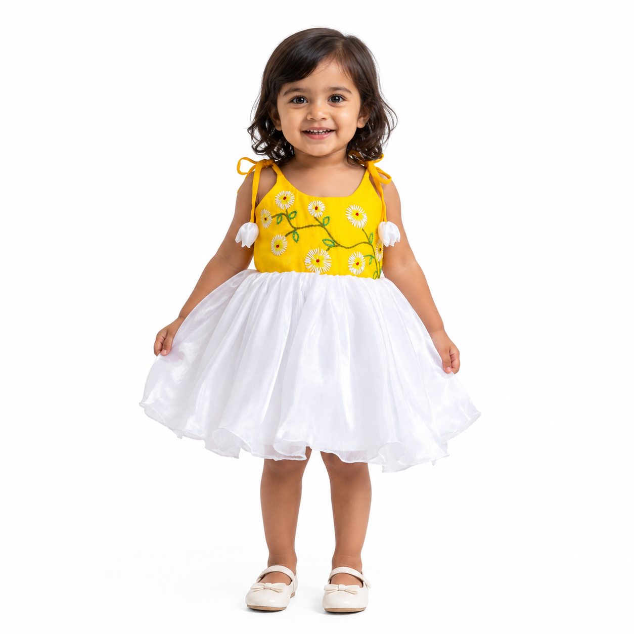 Sunshine Daisy sibling twinning set styled
